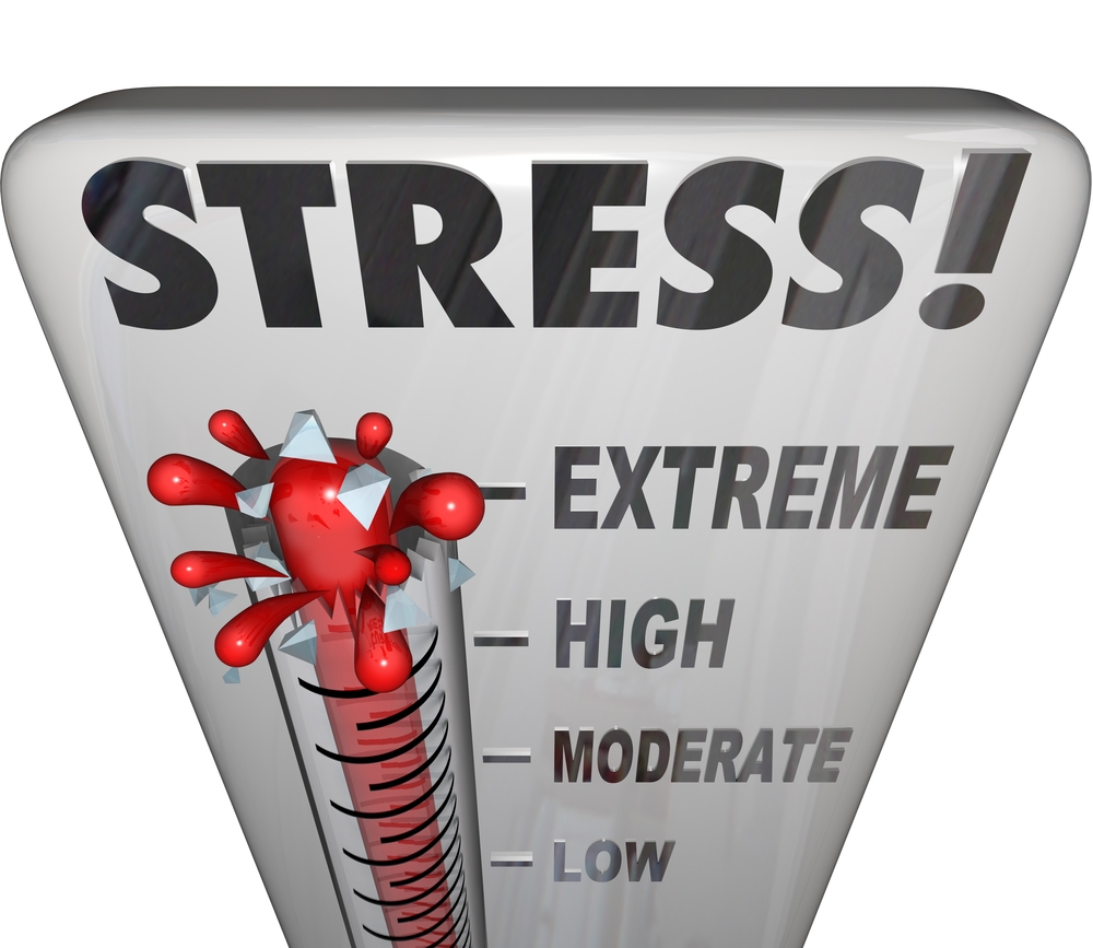 Stress Thermometer Overwhelming Too Much Work Load